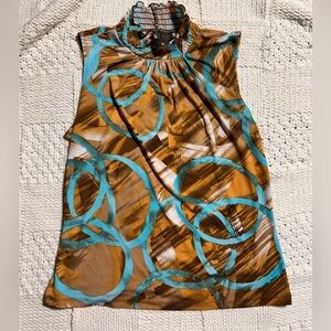 Y2K Serenade Mock Neck Tank Top